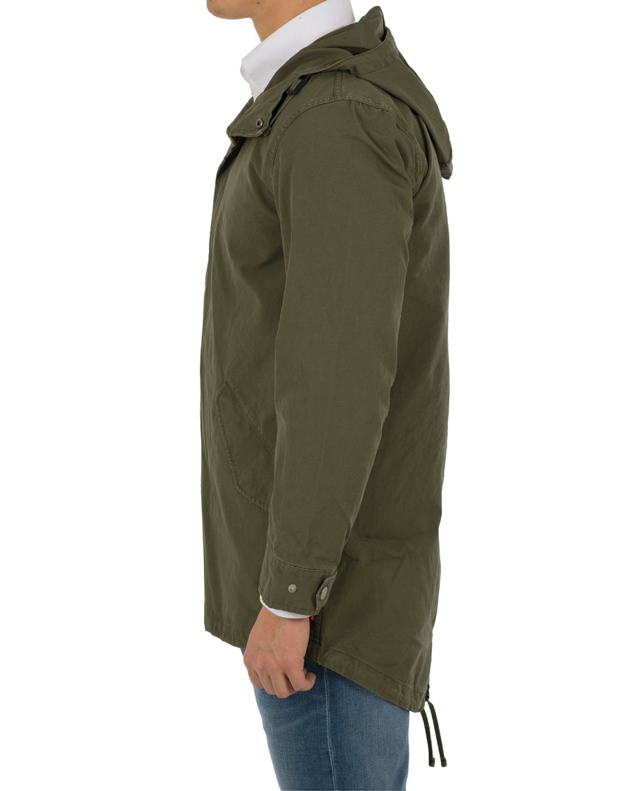 Levi's mens lightweight fishtail parka olive night outlet