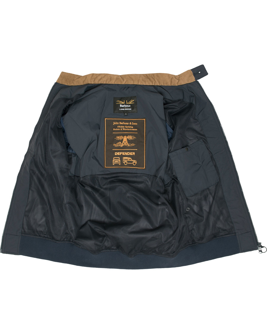 Herre | Jakker | Barbour for Land Rover | Belgae Harrington Jacket Navy