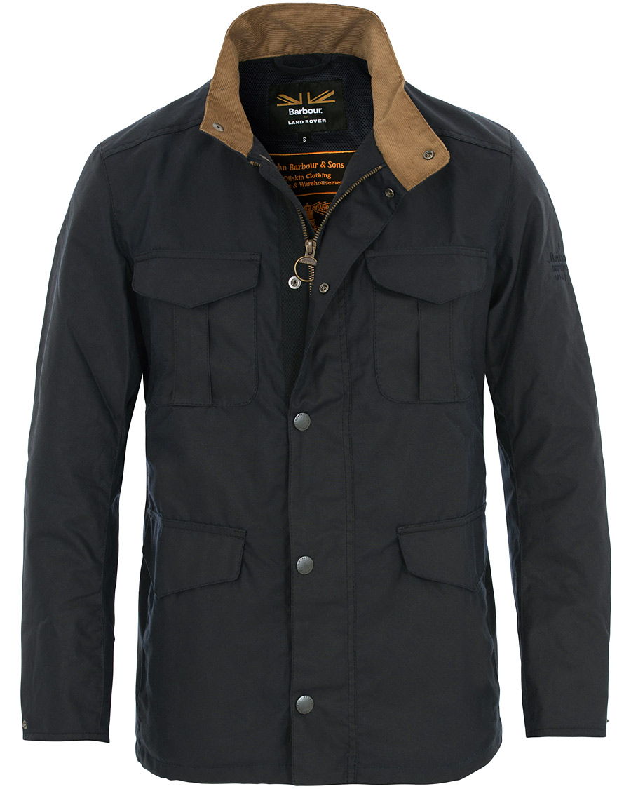 Herre | Jakker | Barbour for Land Rover | Novantae Waxed Jacket Royal Navy