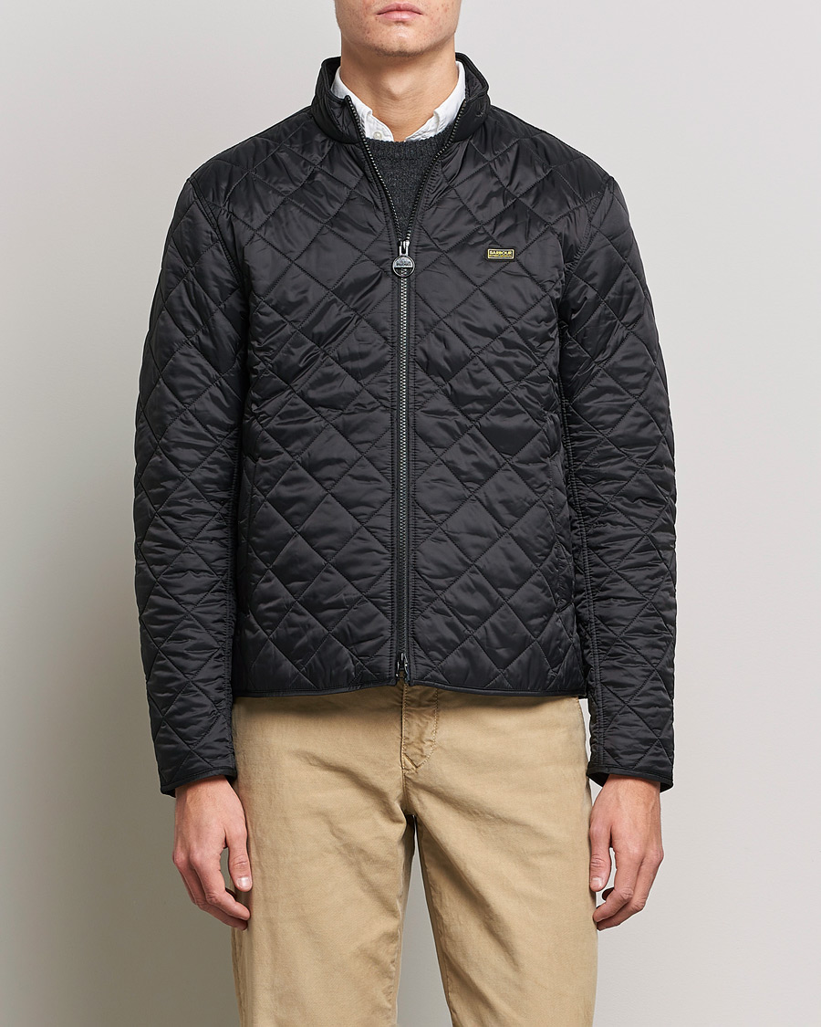 Herre | Quiltede jakker | Barbour International | Gear Quilted Jacket Black