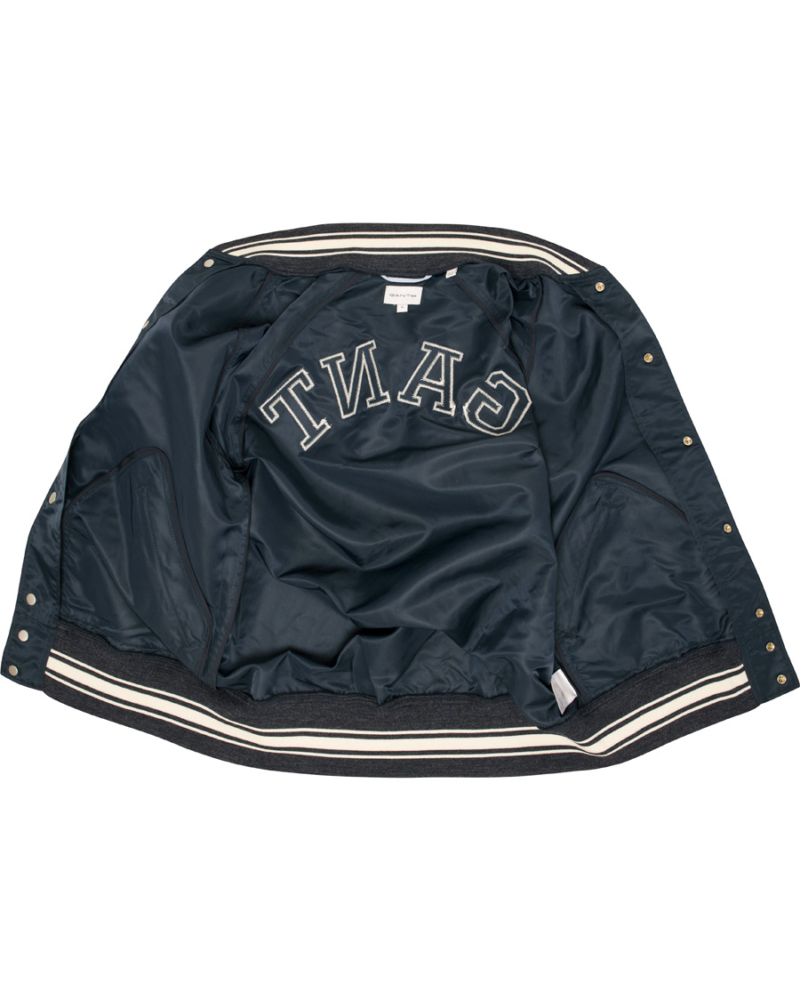 Herre | Jakker | GANT Rugger | Varsity Jacket Deep Ocean