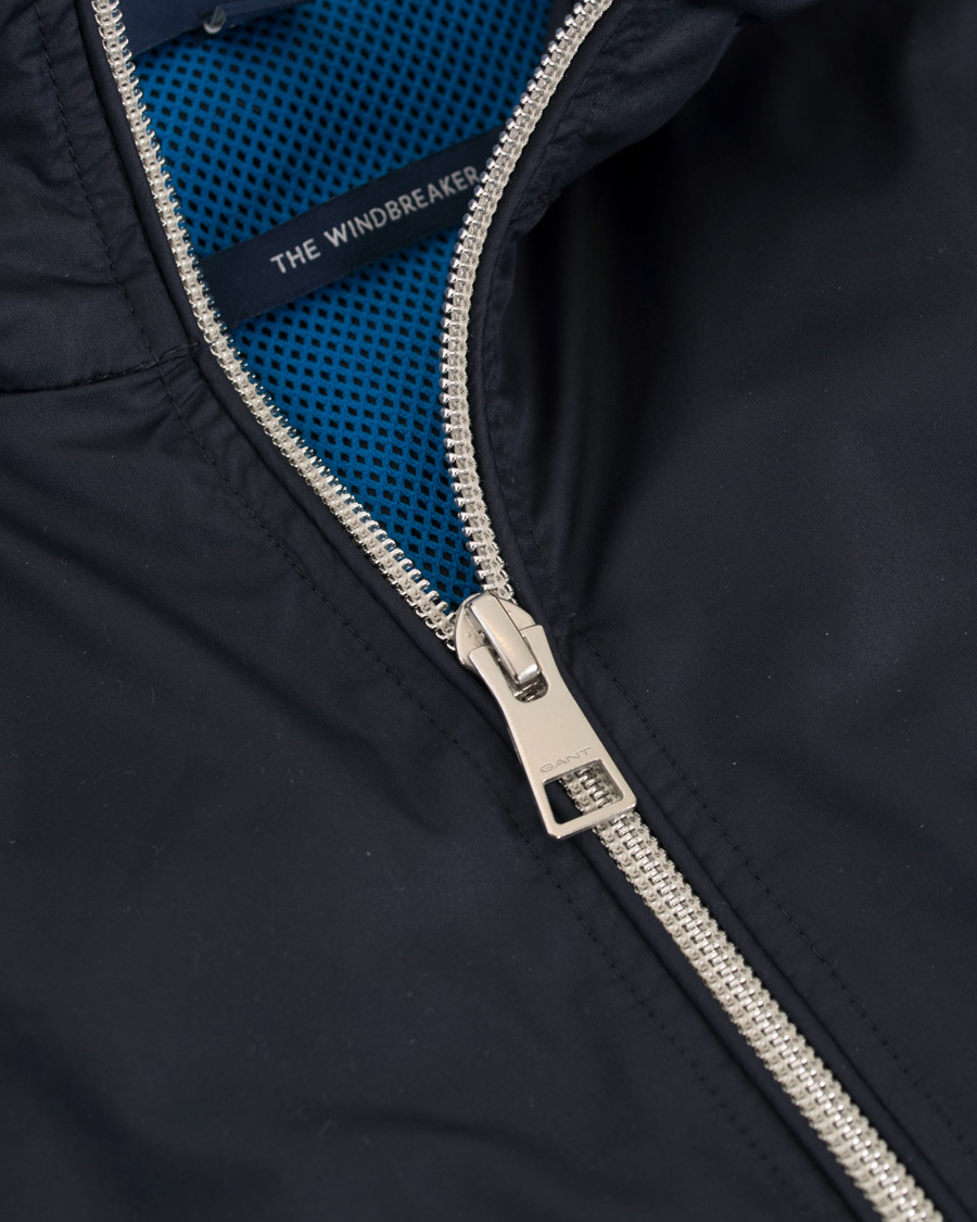 Herre | Jakker | GANT | The Windbreaker Jacket Classic Blue
