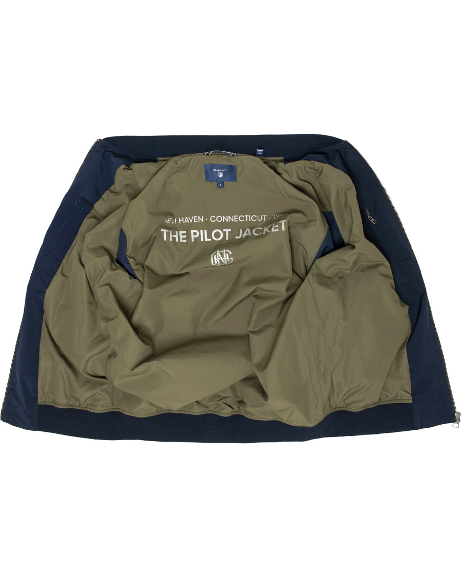 Herre | Jakker | GANT | The Pilot Bomber Jacket Classic Blue