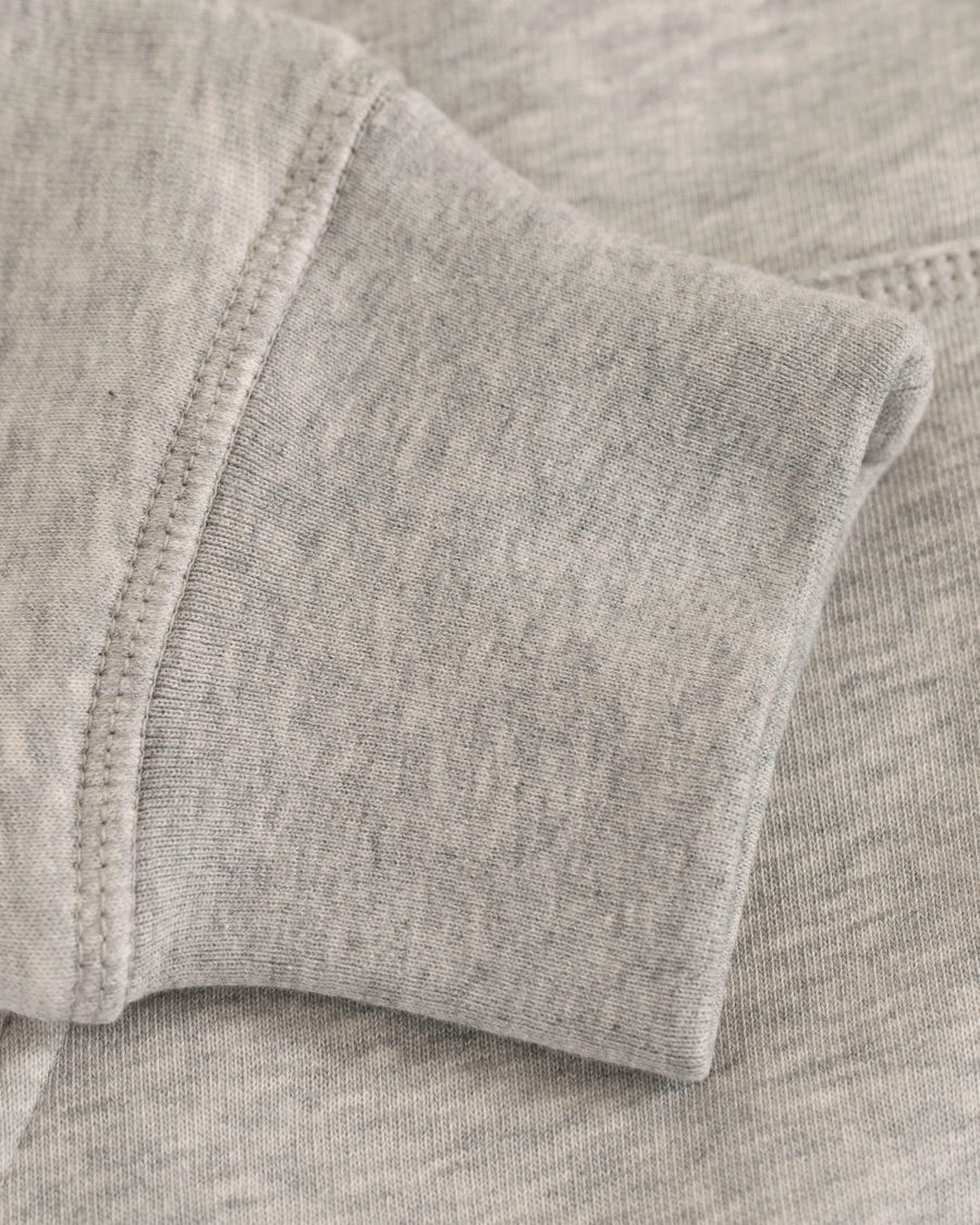 Herre | Gensere | Gant | Outline Full Zip Hoodie Light Grey Melange