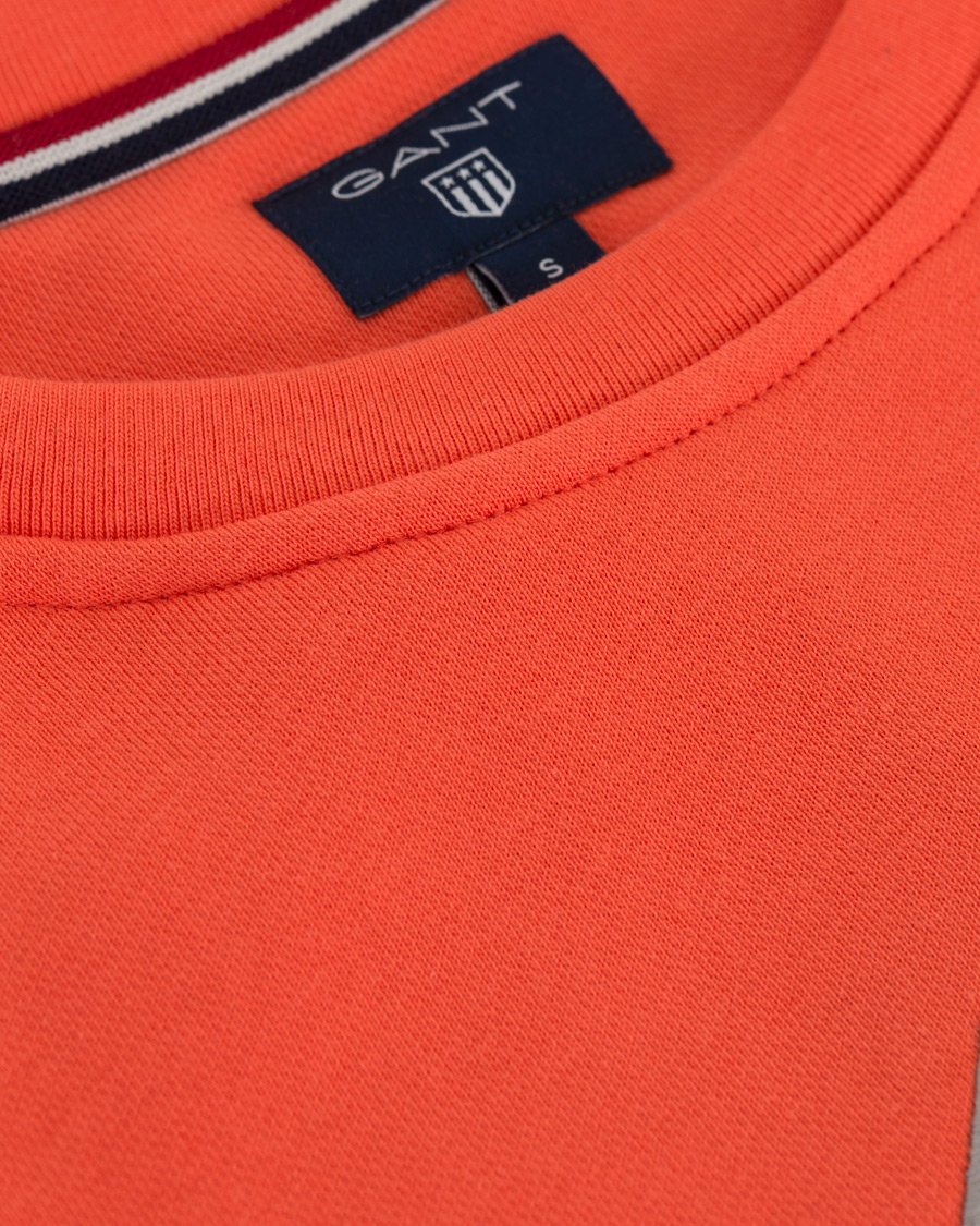 Herre | Gensere | GANT | Shield Crew Neck Sweatshirt Strong Coral