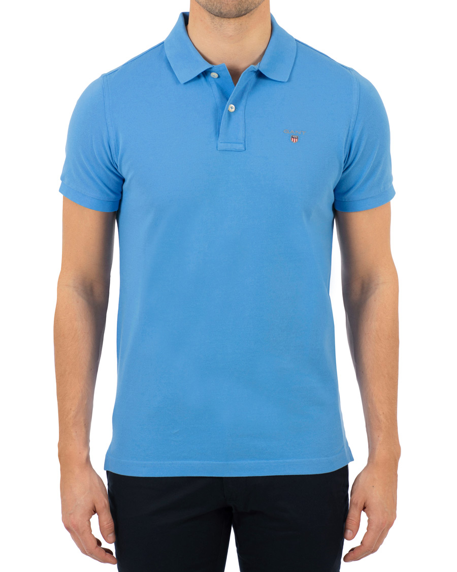 Herre | Pikéer | GANT | The Original Polo Pacific Blue