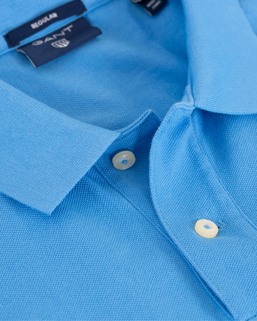 Herre | Pikéer | GANT | The Original Polo Pacific Blue