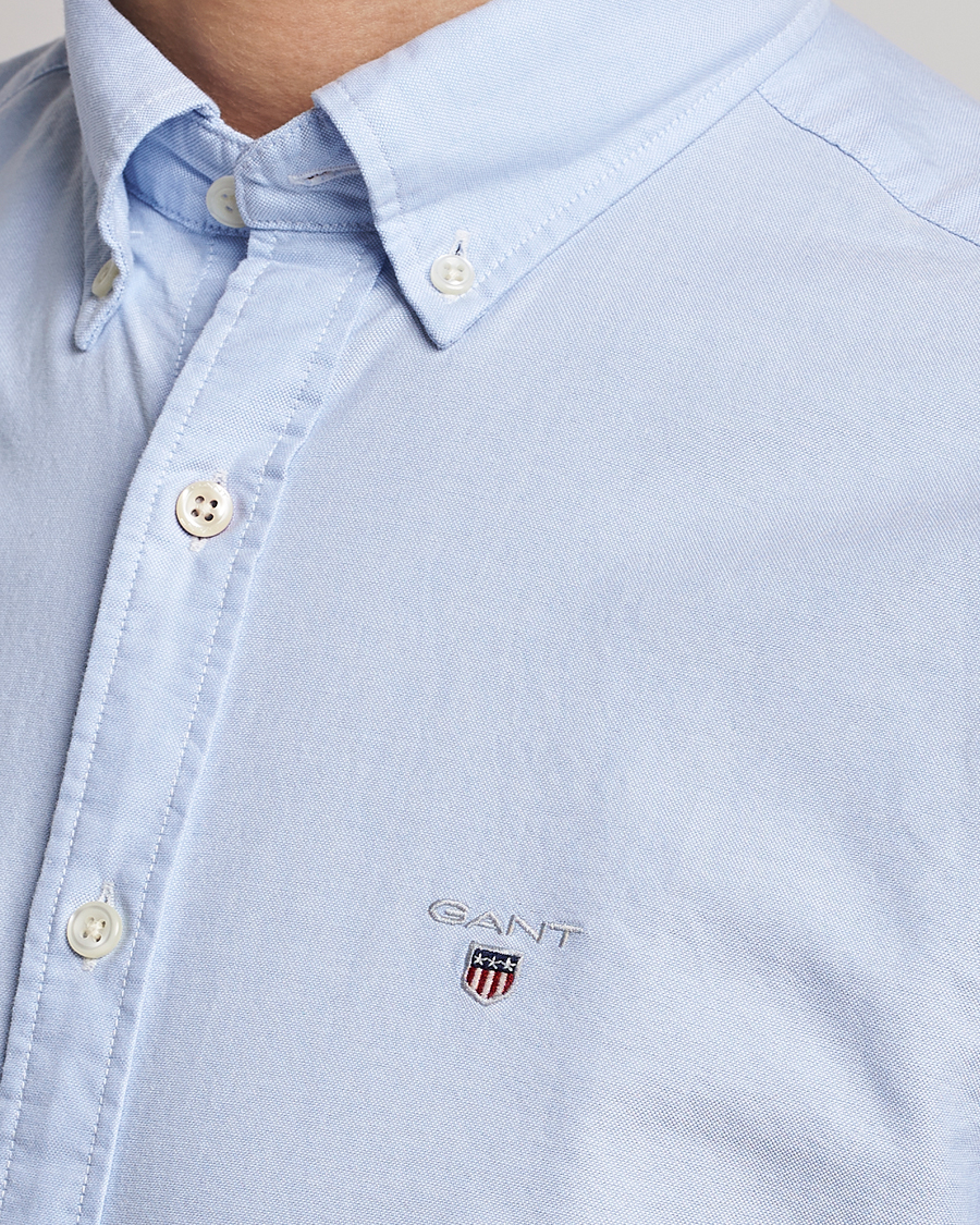 Herre | Skjorter | GANT | Slim Fit Oxford Shirt Capri Blue