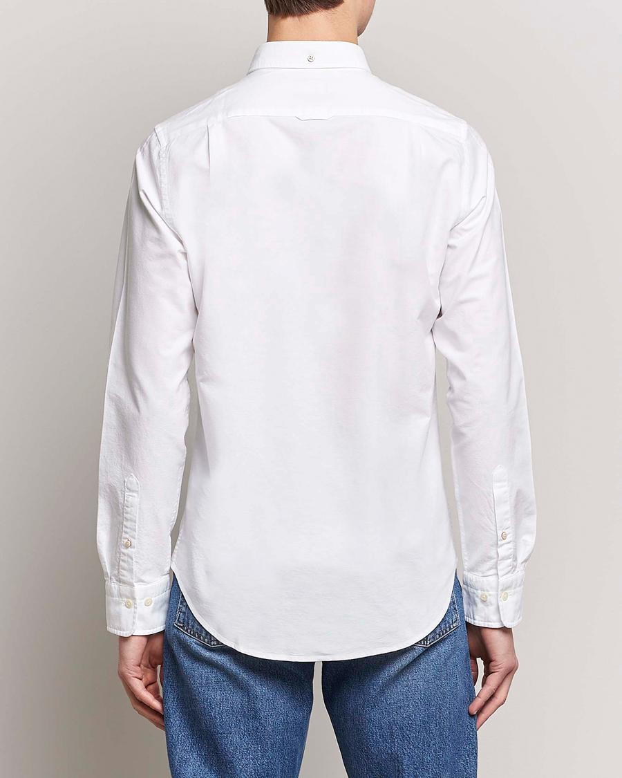 Herre | Skjorter | GANT | Slim Fit Oxford Shirt White