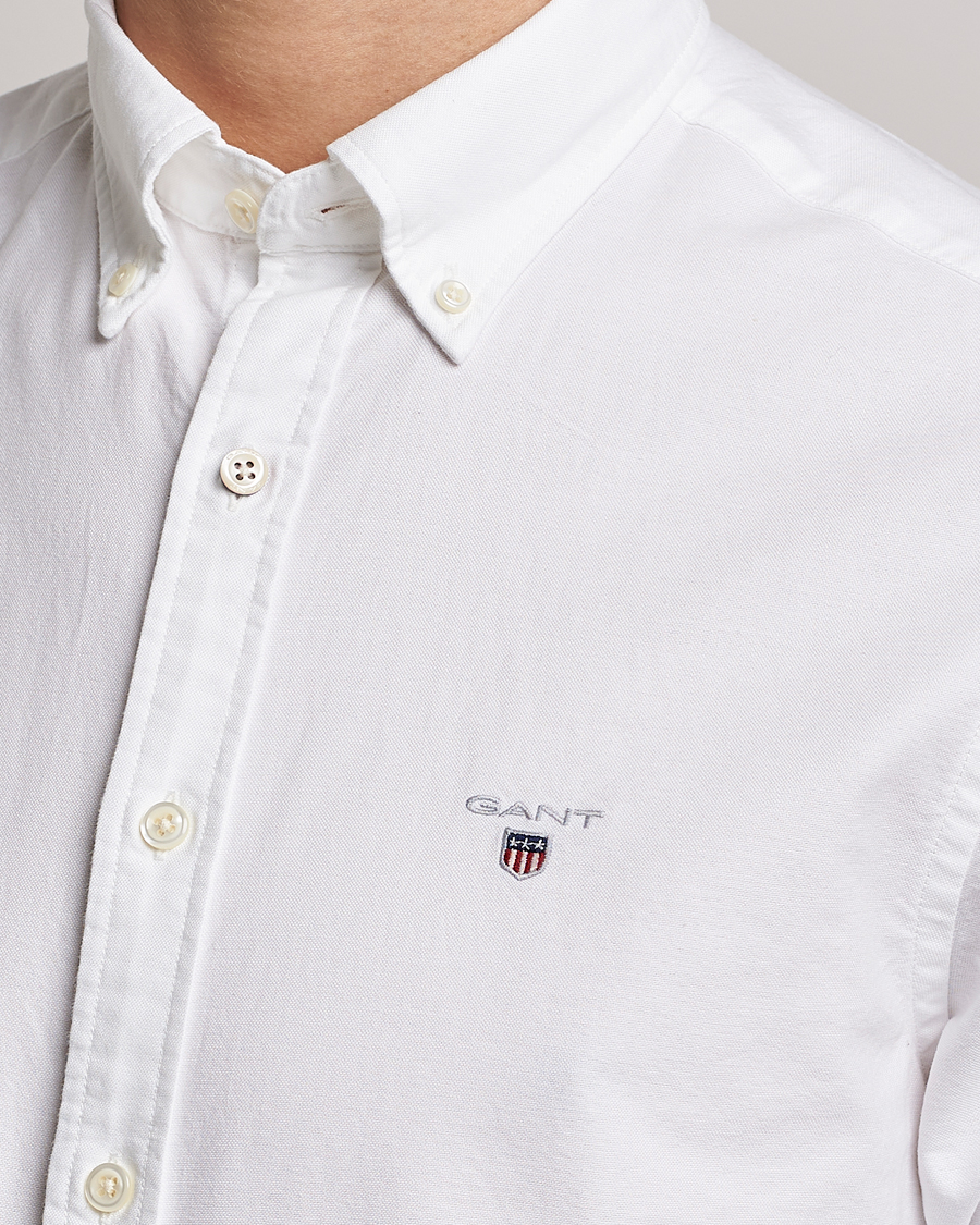 Herre | Skjorter | GANT | Slim Fit Oxford Shirt White