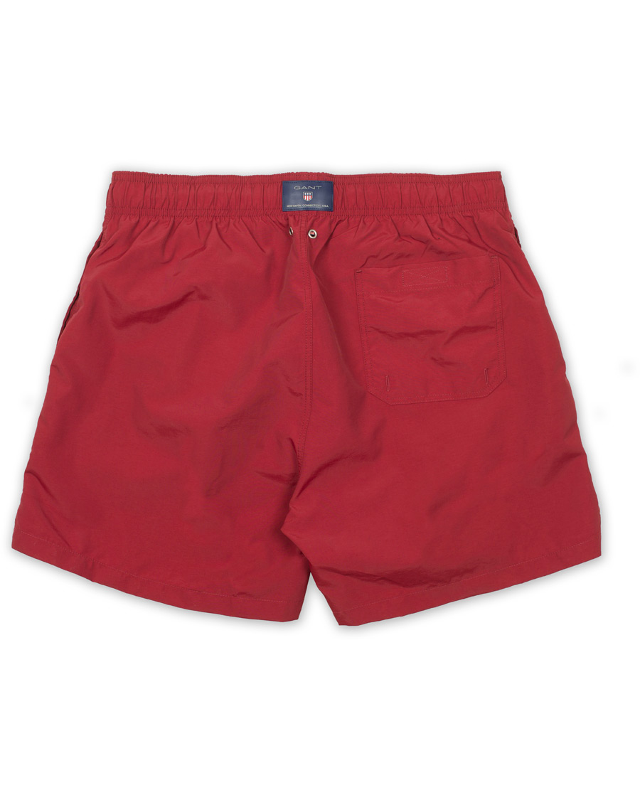 Herre | Badeshorts | GANT | Classic Swim Shorts Basic Mahogny Red
