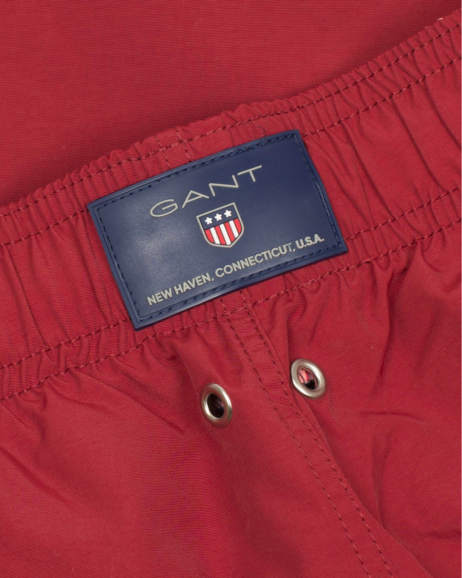 Herre | Badeshorts | GANT | Classic Swim Shorts Basic Mahogny Red