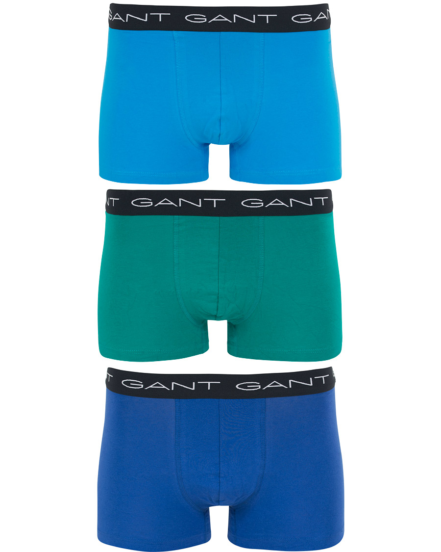 Herre | Undertøy | GANT | 3-Pack Trunk Boxer Aster Blue