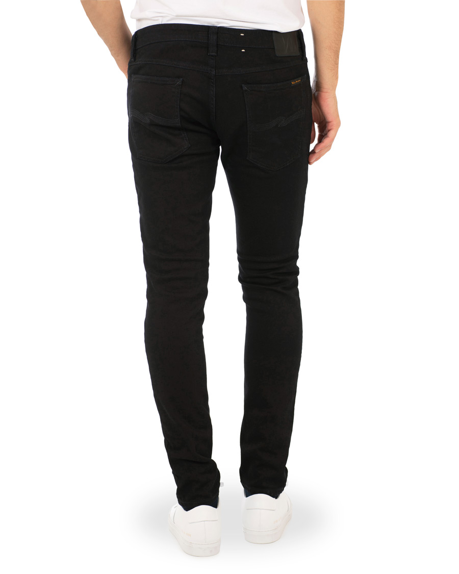 Herre | Jeans | Nudie Jeans | Skinny Lin Organic Slim Fit Jeans Black Black