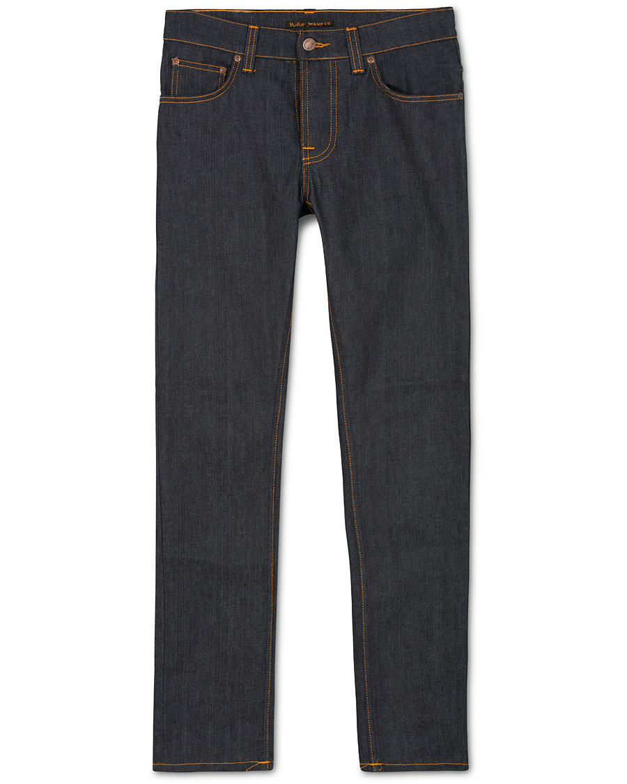 Herre | Jeans | Nudie Jeans | Grim Tim Organic Slim Fit Jeans Dry Open Navy