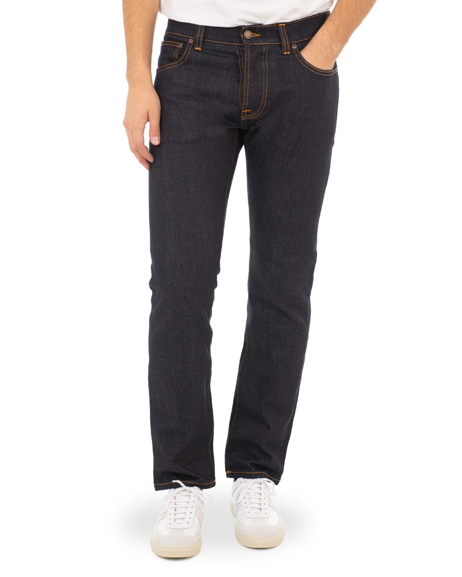 Herre | Jeans | Nudie Jeans | Dude Dan Organic Slim Fit Jeans Dry Comfort Dark