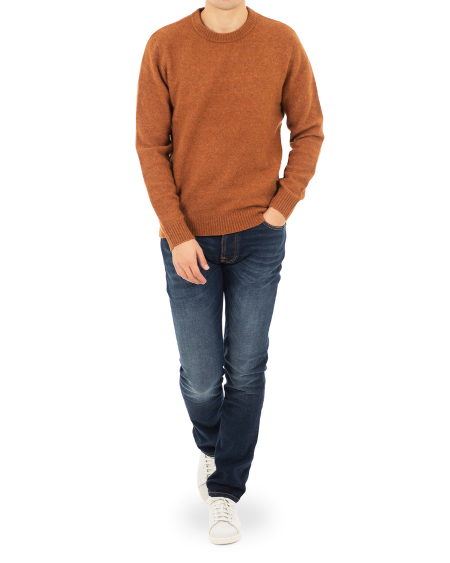 Herre | Jeans | Nudie Jeans | Dude Dan Organic Slim Fit Jeans Dark Deep Worn