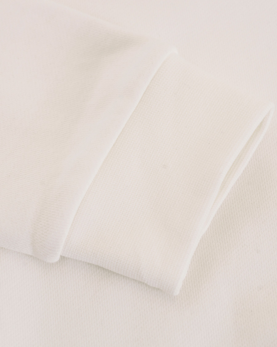 Herre | Gensere | Fred Perry | Monocrome Tennis Logo Crew Neck Sweatshirt White