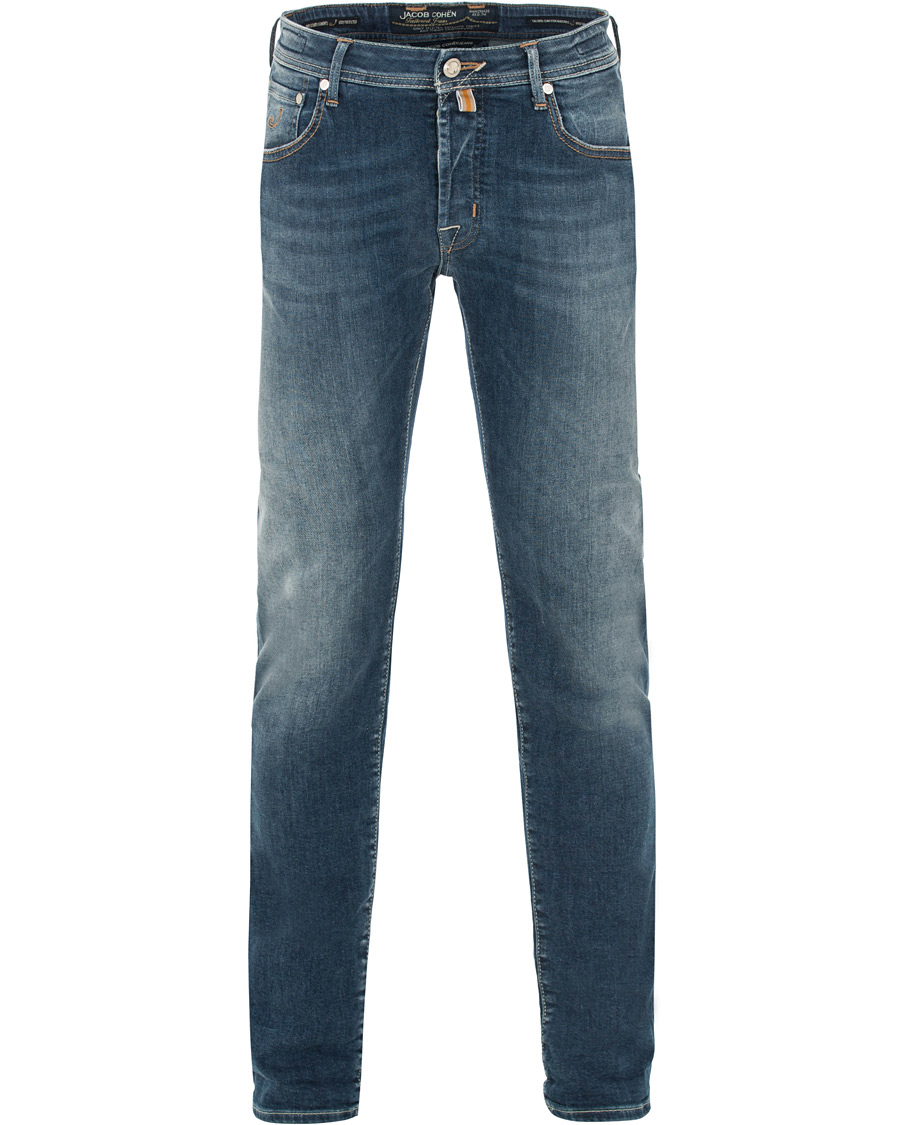 Herre | Jeans | Jacob Cohën | 622 Limited Edition Slim Jeans Medium Blue