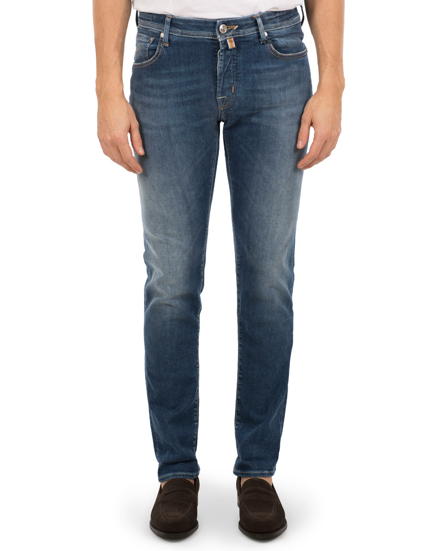 Herre | Jeans | Jacob Cohën | 622 Limited Edition Slim Jeans Medium Blue