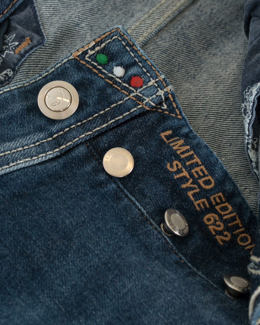 Herre | Jeans | Jacob Cohën | 622 Limited Edition Slim Jeans Medium Blue