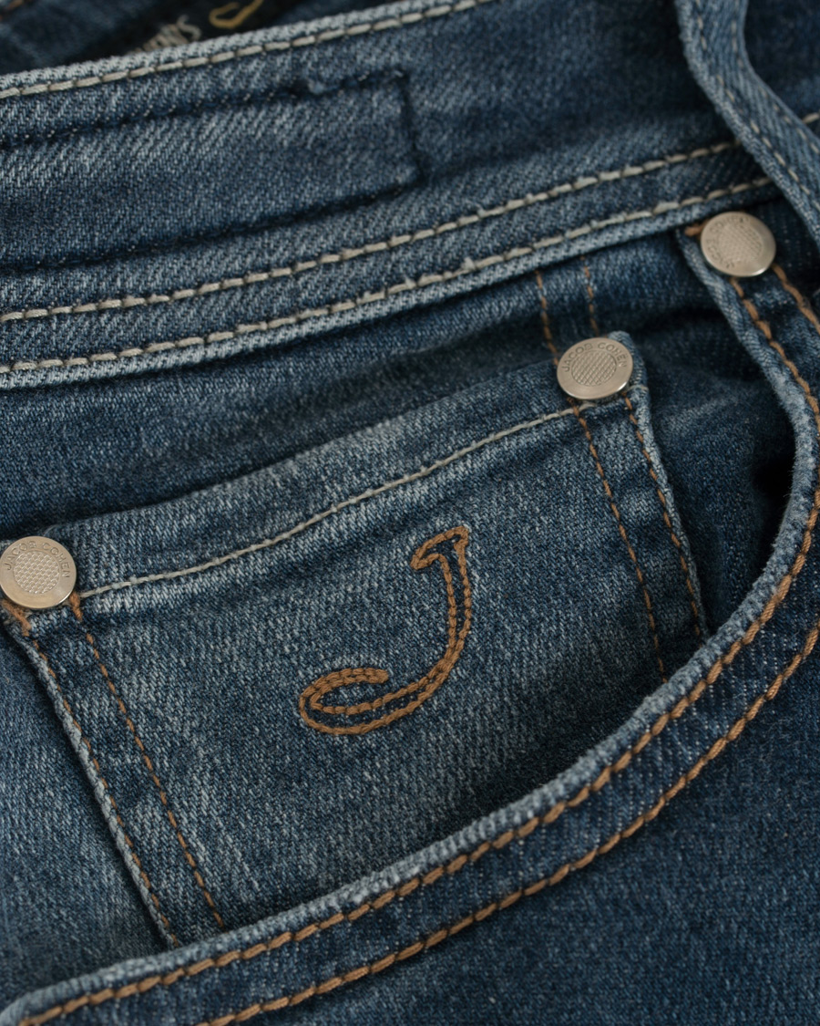 Herre | Jeans | Jacob Cohën | 622 Limited Edition Slim Jeans Medium Blue