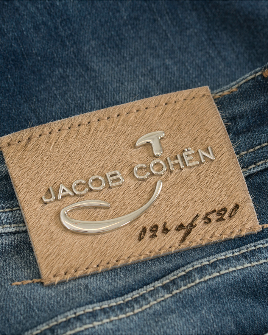 Herre | Jeans | Jacob Cohën | 622 Limited Edition Slim Jeans Medium Blue