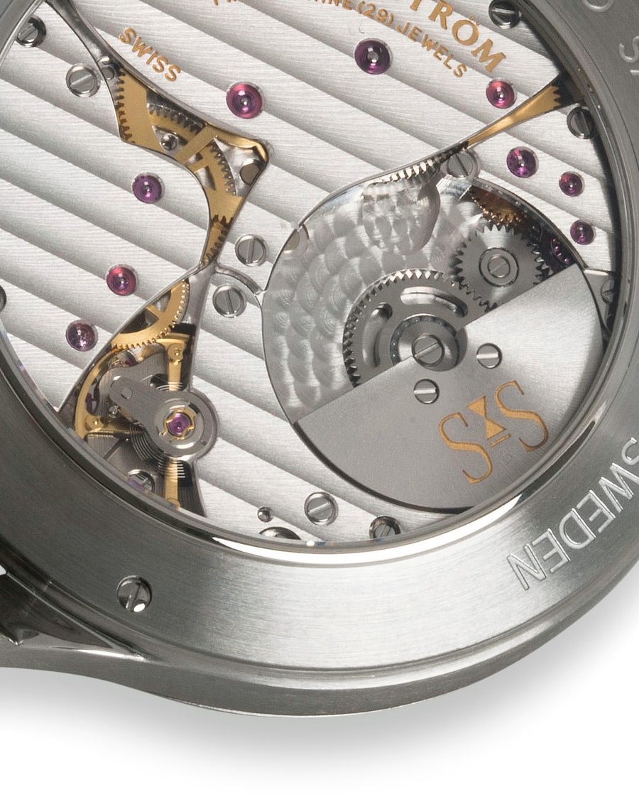 Herre | Sjöö Sandström Royal Capital Silver and Brown Alligator 40 mm | Sjöö Sandström | Royal Capital Silver and Brown Alligator 40 mm
