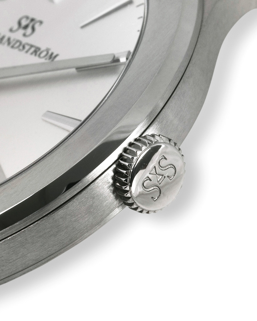 Herre | Sjöö Sandström Royal Capital Silver and Brown Alligator 40 mm | Sjöö Sandström | Royal Capital Silver and Brown Alligator 40 mm