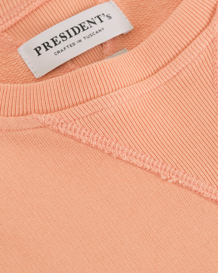 Herre | Gensere | President's | Pima Sweatshirt Salmon