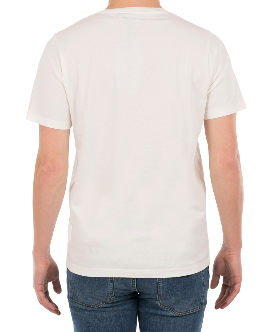 Herre | T-Shirts | President's | Crew Hand Print White