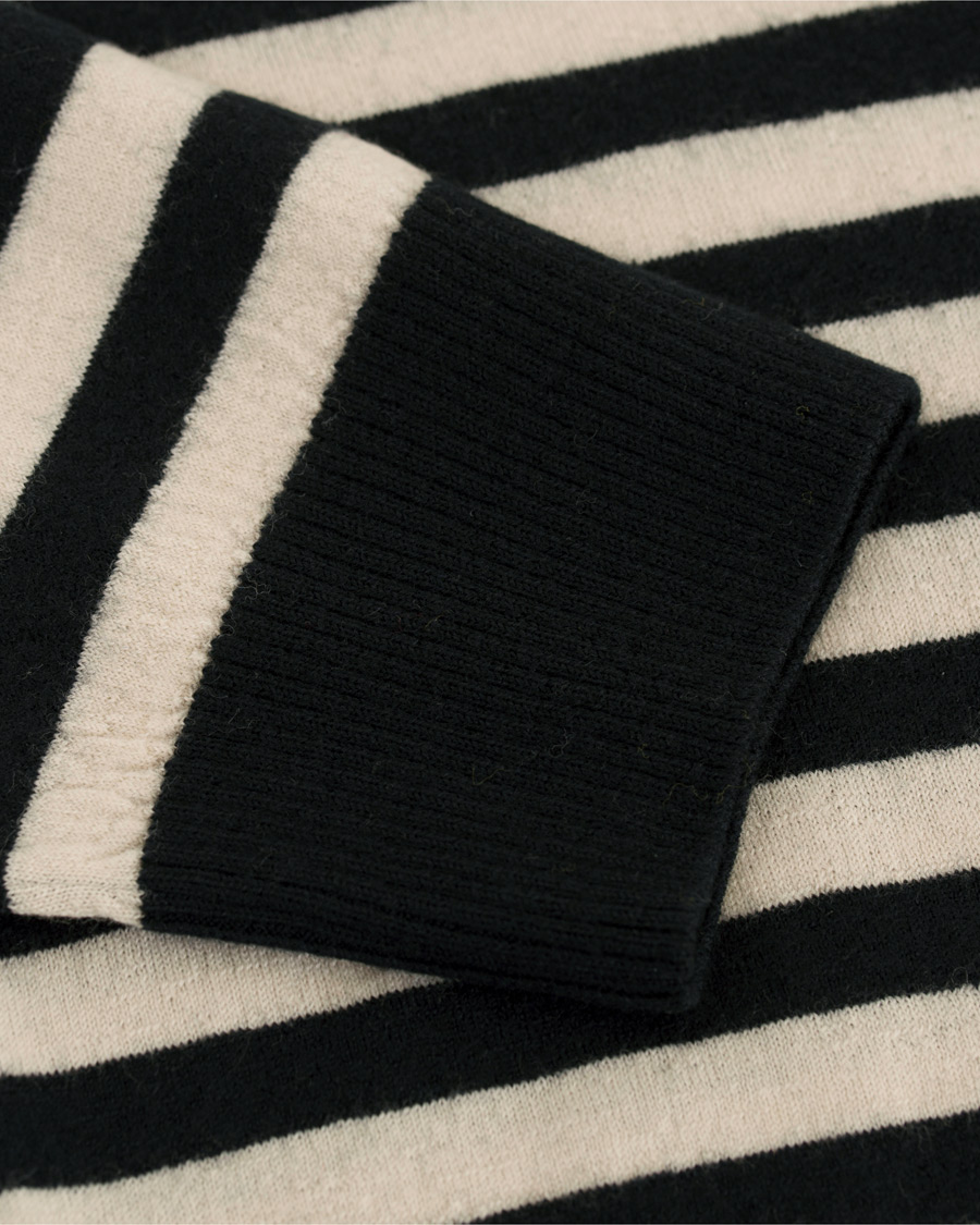 Herre | Gensere | A.P.C. | Skye Button Stripe Knit Dark Navy/White