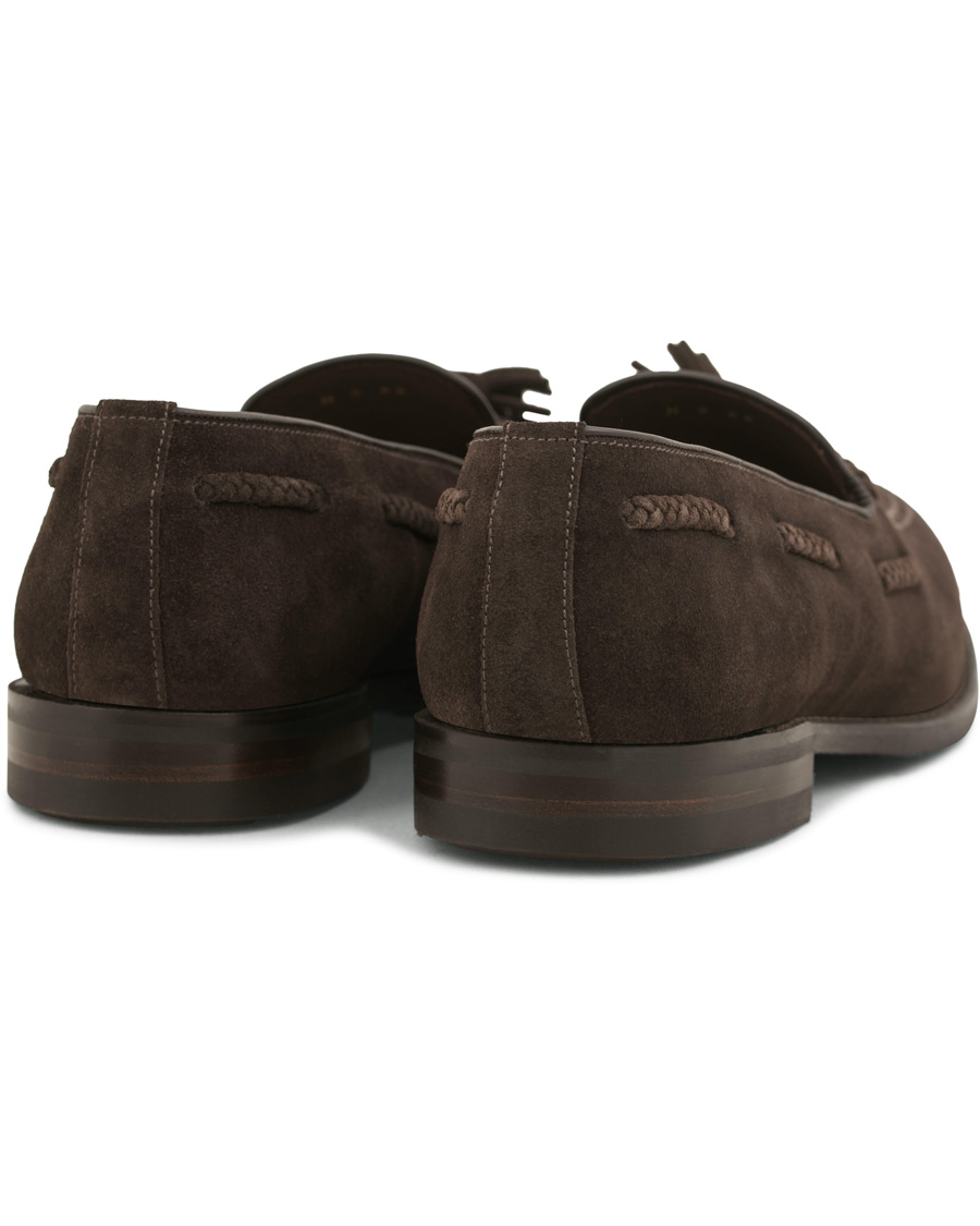 Herre | Loake 1880 MTO Temple Dainite Loafer Dark Brown Suede | Loake 1880 | MTO Temple Dainite Loafer Dark Brown Suede