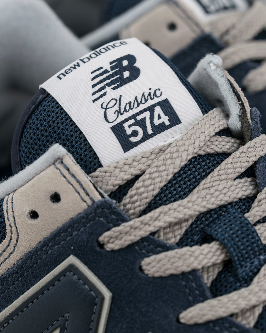 Herre | New Balance 574 Running Sneaker Navy | New Balance | 574 Running Sneaker Navy