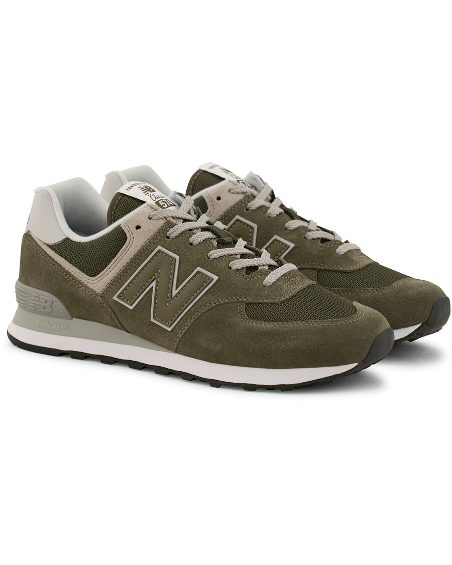 Herre | New Balance 574 Running Sneaker Olive | New Balance | 574 Running Sneaker Olive