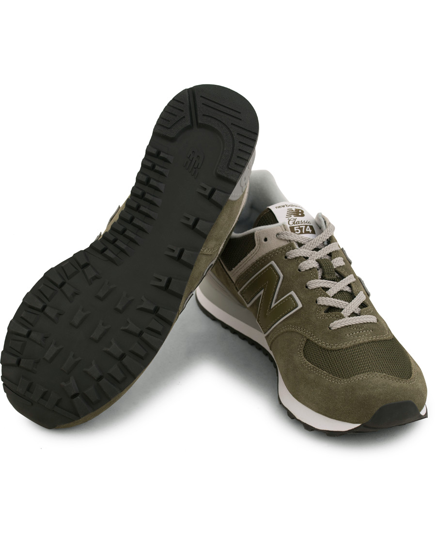 Herre | New Balance 574 Running Sneaker Olive | New Balance | 574 Running Sneaker Olive