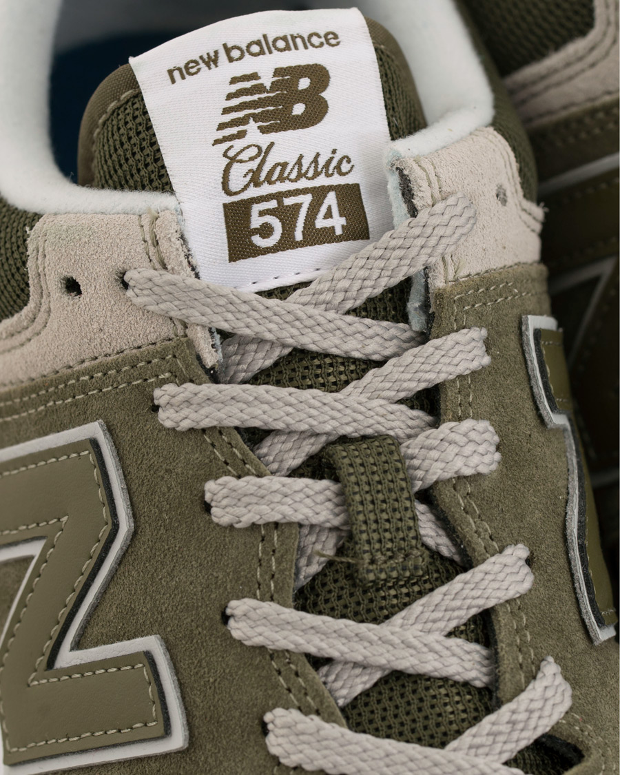 Herre | New Balance 574 Running Sneaker Olive | New Balance | 574 Running Sneaker Olive