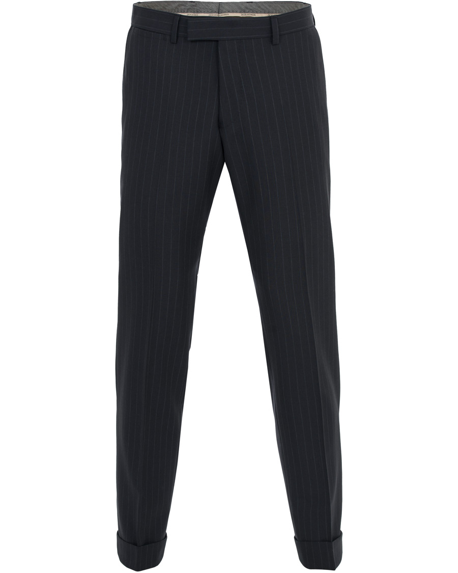 Herre | Dresser | Oscar Jacobson | Ferry Wool Pinstripe Suit Navy