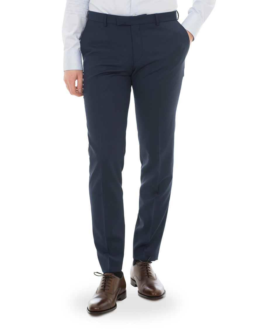 Herre | Dresser | Oscar Jacobson | Edmund Wool Stretch Suit Blue