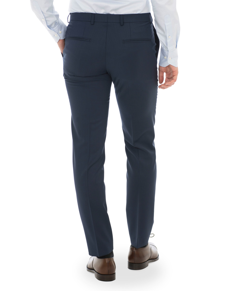 Herre | Dresser | Oscar Jacobson | Edmund Wool Stretch Suit Blue