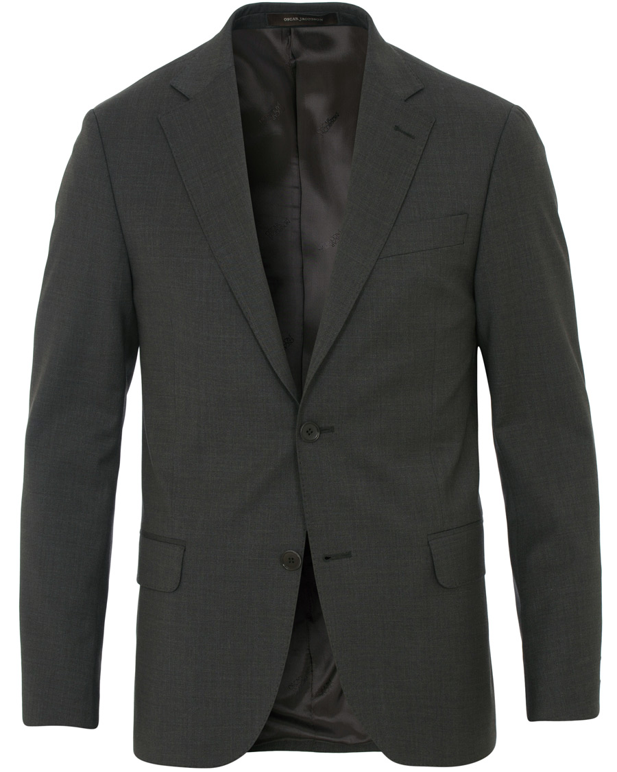 Herre | Dresser | Oscar Jacobson | Edmund Wool Stretch Suit Grey