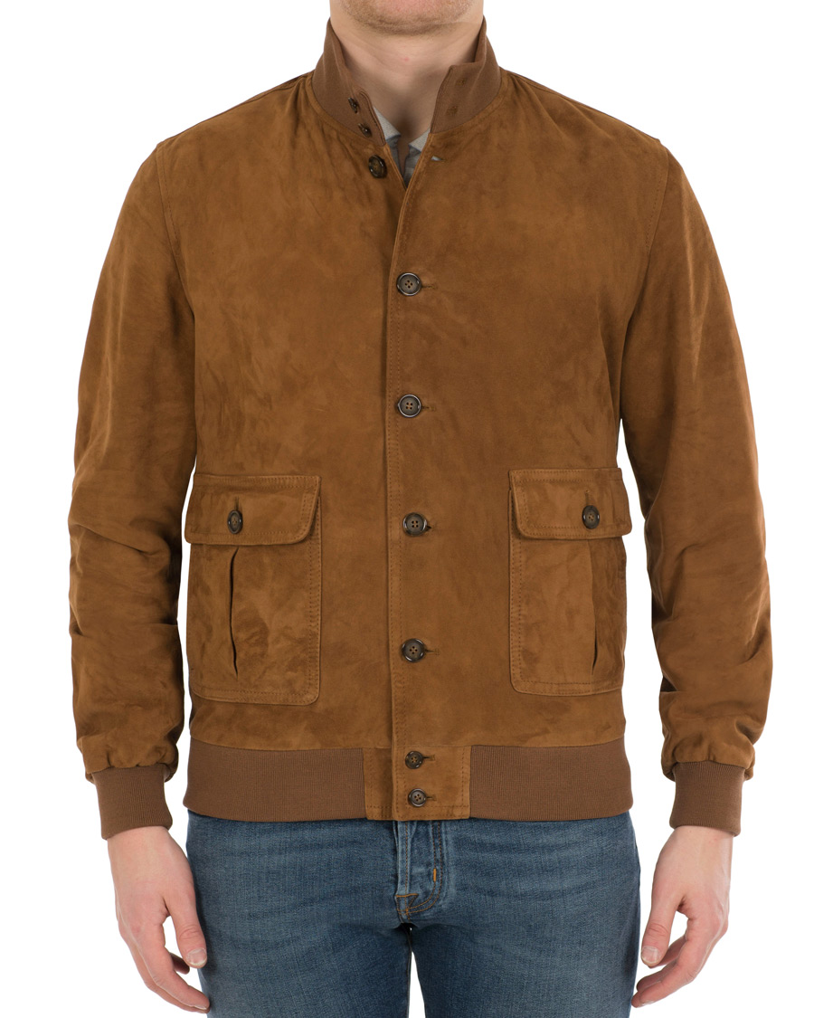 Herre | Jakker | Valstar | Valstarino Suede Jacket Light Brown