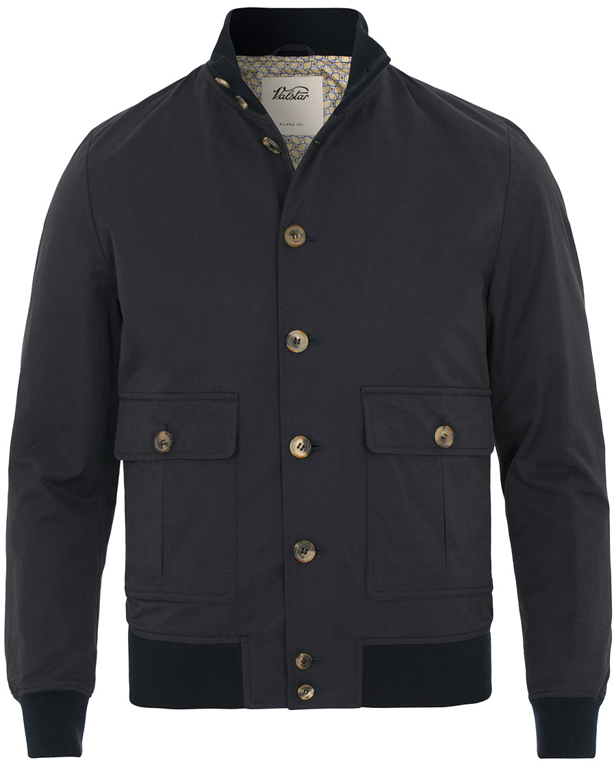 Herre | Jakker | Valstar | Cotton Harrington Jacket Navy