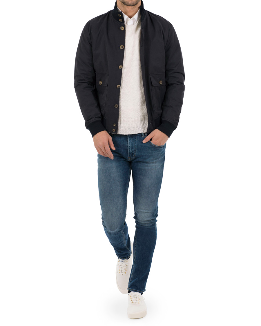 Herre | Jakker | Valstar | Cotton Harrington Jacket Navy