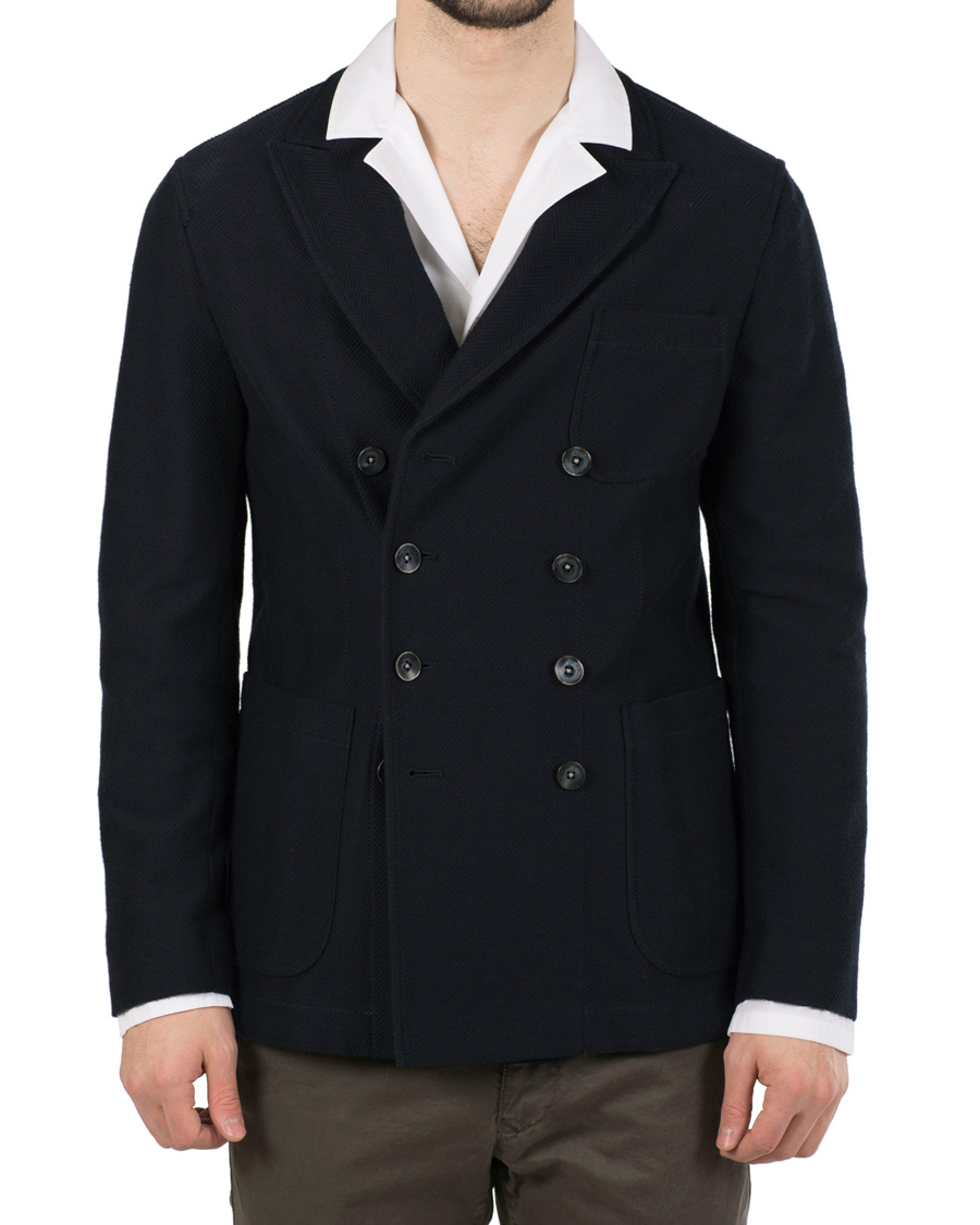 Herre | Dressjakker | The Gigi | Ziggy Double Breasted Cardigan Navy