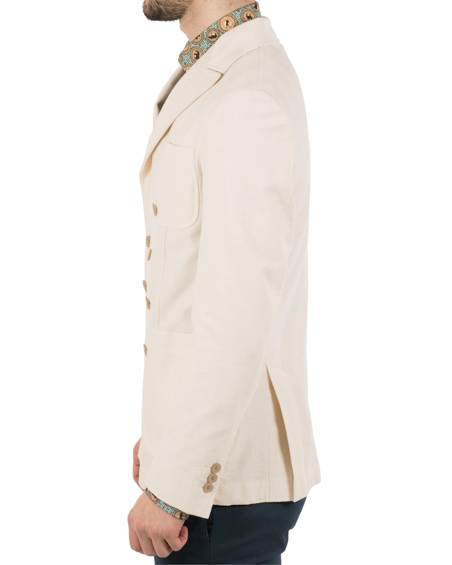 Herre | Dressjakker | The Gigi | Ziggy Double Breasted Cardigan White