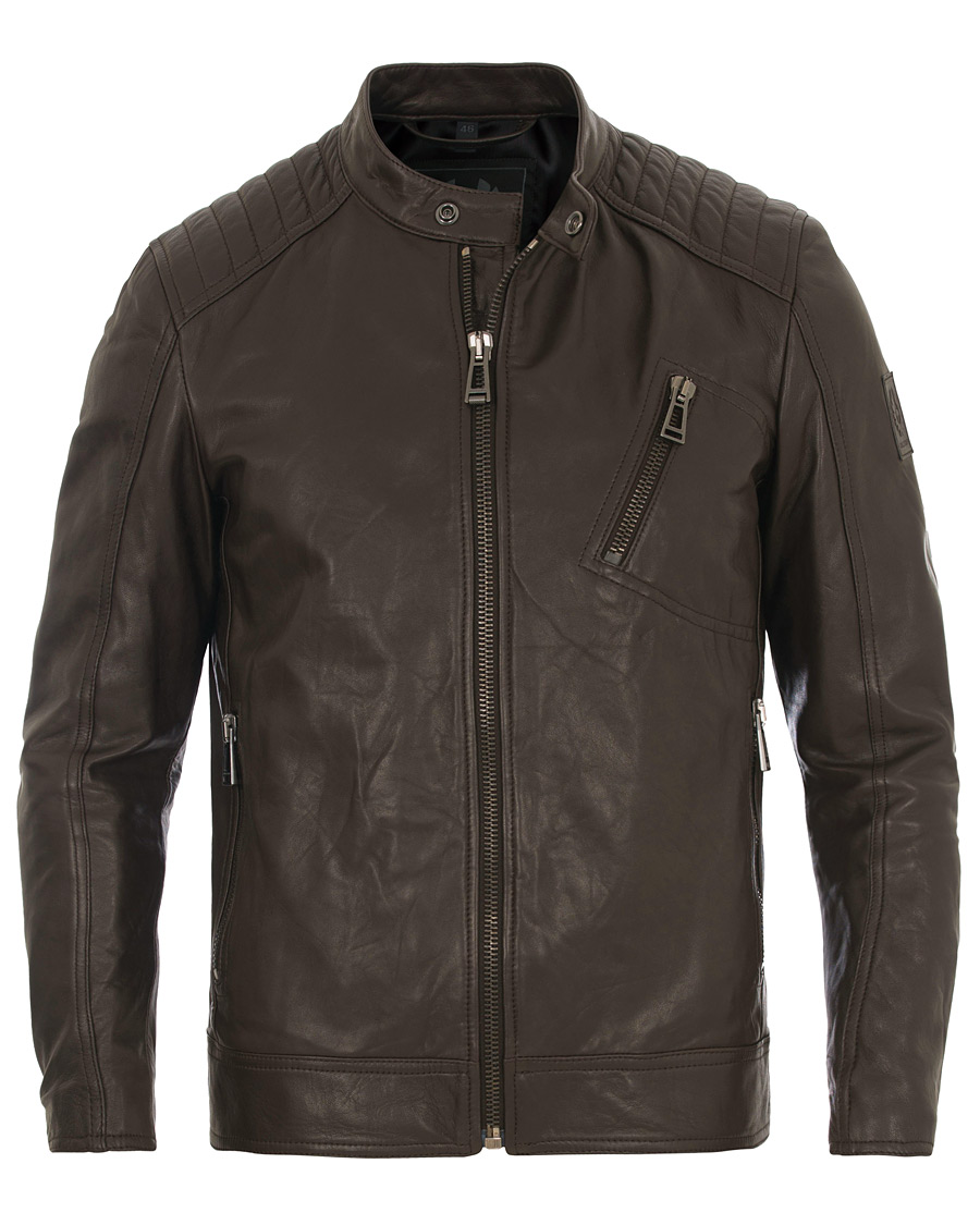 Herre | Jakker | Belstaff | V Racer Leather Jacket Dark Brown