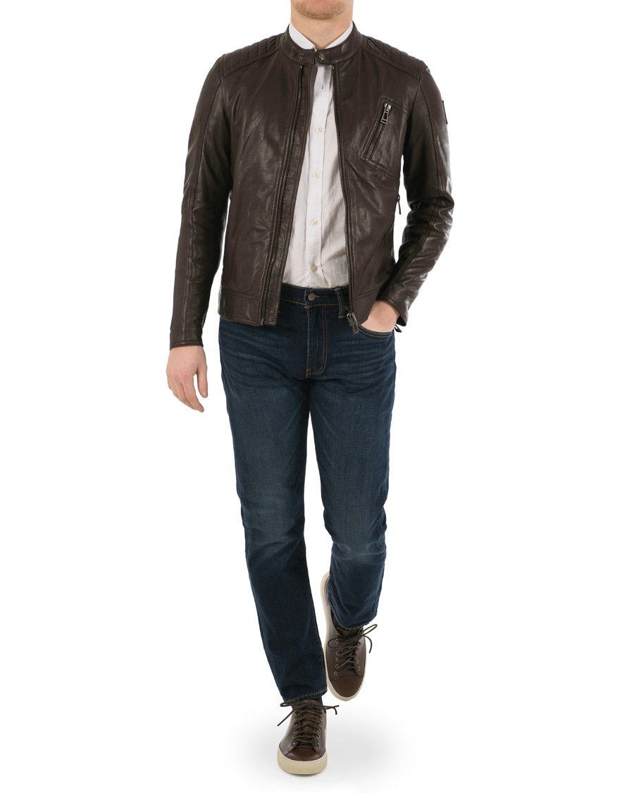 Herre | Jakker | Belstaff | V Racer Leather Jacket Dark Brown