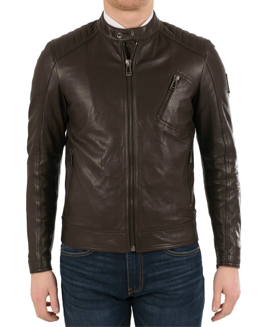 Herre | Jakker | Belstaff | V Racer Leather Jacket Dark Brown