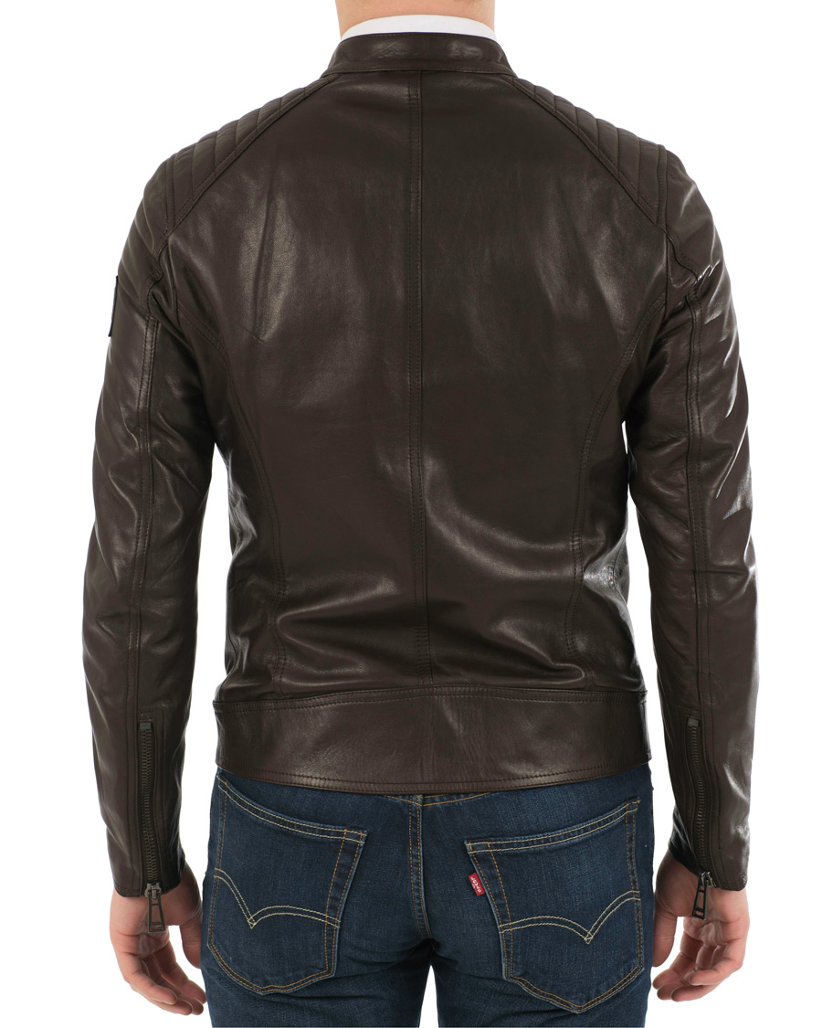 Herre | Jakker | Belstaff | V Racer Leather Jacket Dark Brown